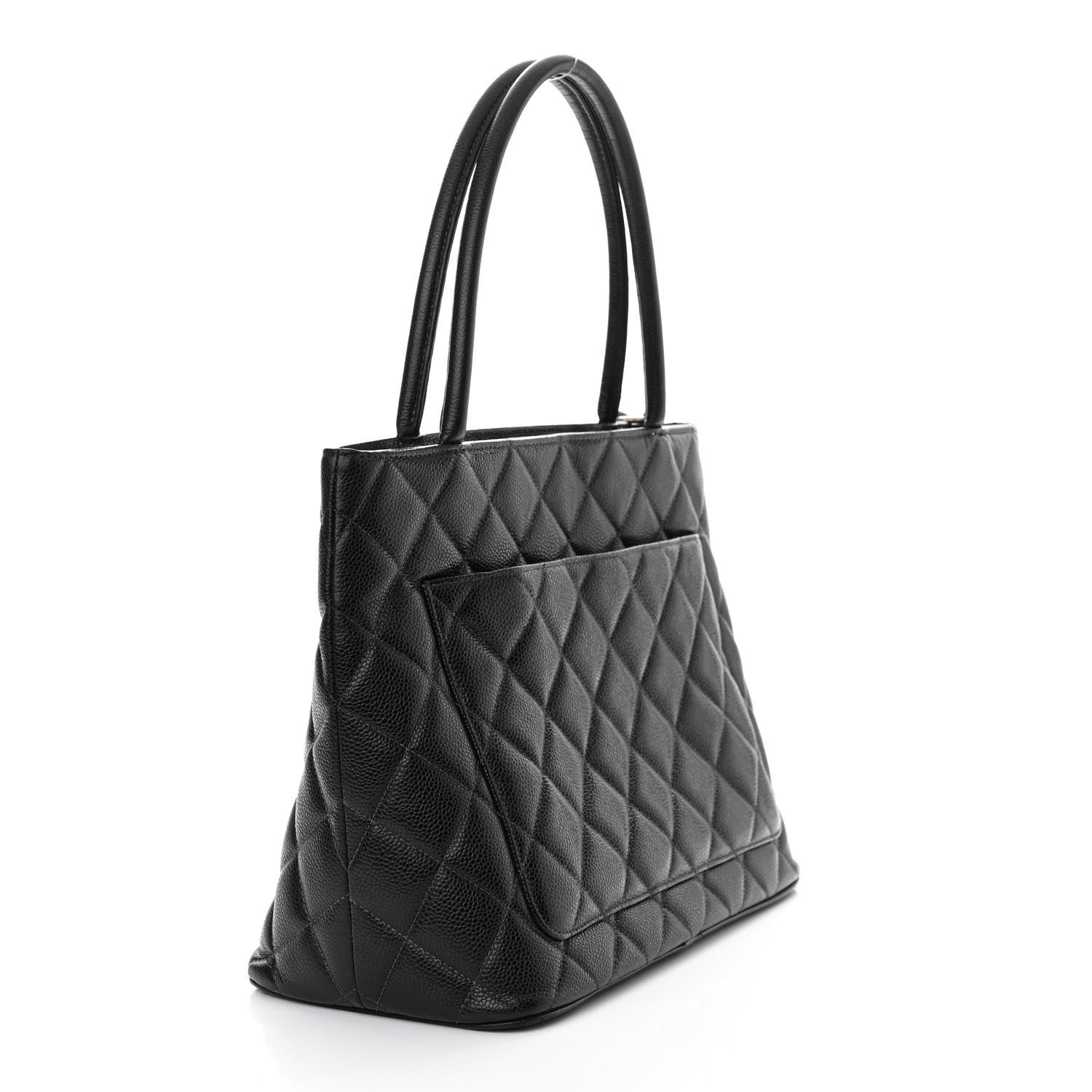 Chanel Caviar Quilted Medallion Tote Black 3 of 20