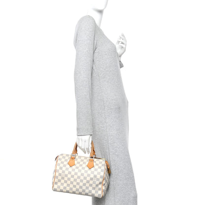 Louis Vuitton Damier Azur Speedy 25 2 of 10