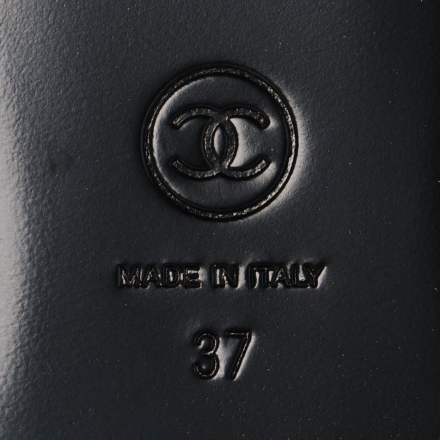 Chanel Lambskin Quilted CC Cap Toe Ballerina Flats 37 Light Blue Black 8 of 9