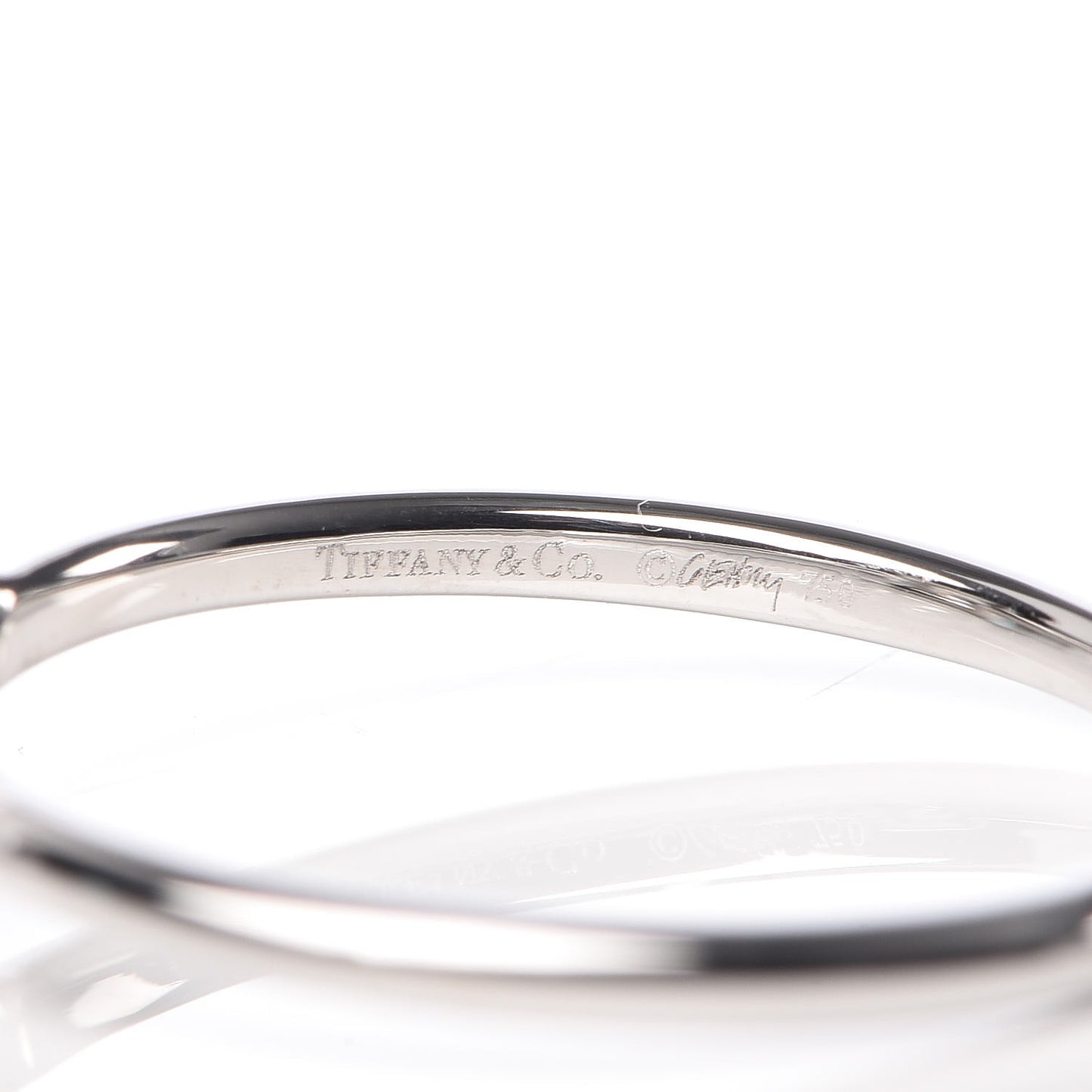 18K White Gold Diamond .17ct Frank Gehry Torque Ring 48 4.5