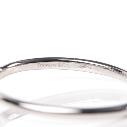 Tiffany 18K White Gold Diamond .17ct Frank Gehry Torque Ring 48 4.5 5 of 6