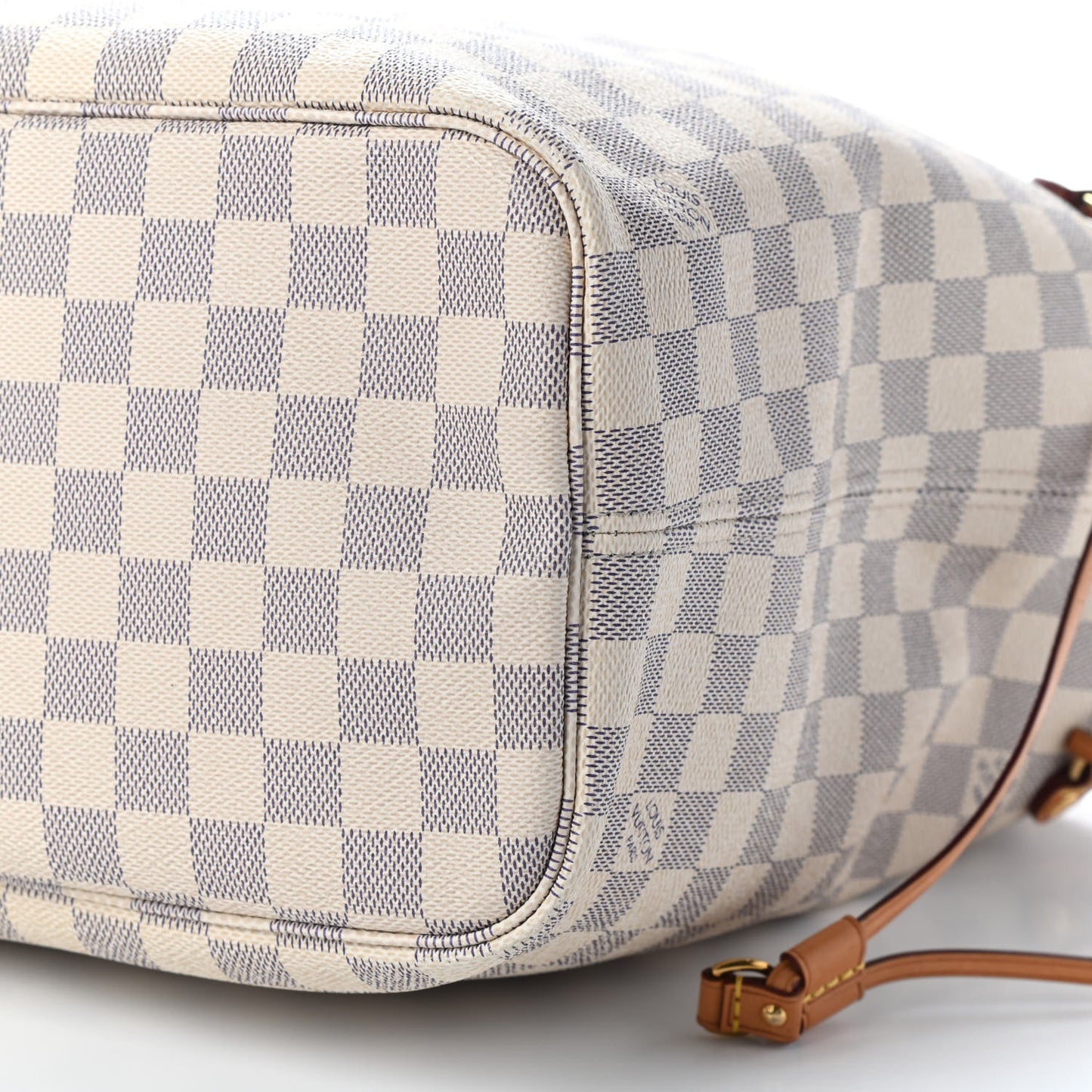 Damier Azur Neo Neverfull MM Rose Ballerine