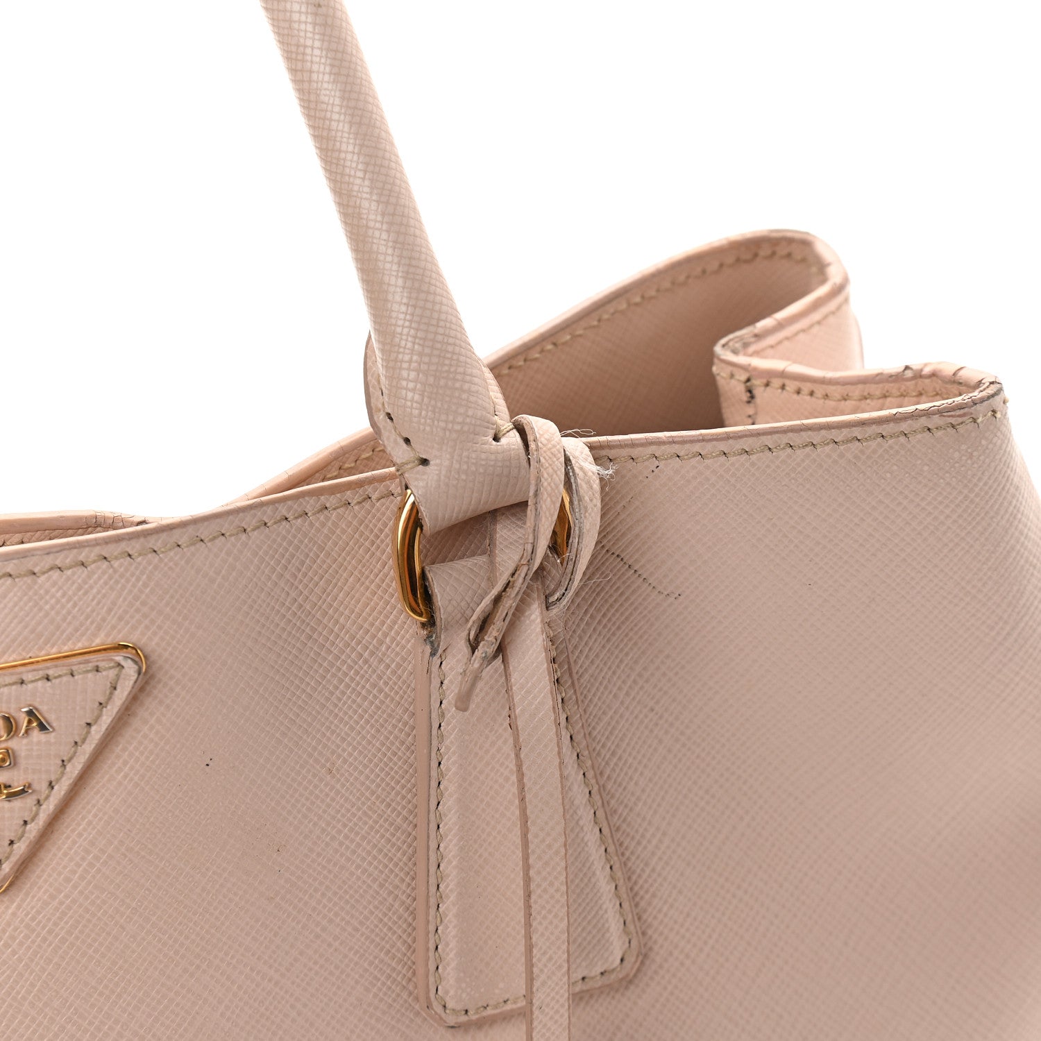 Prada Saffiano Lux Small Double Zip Tote Cammeo 12 of 12