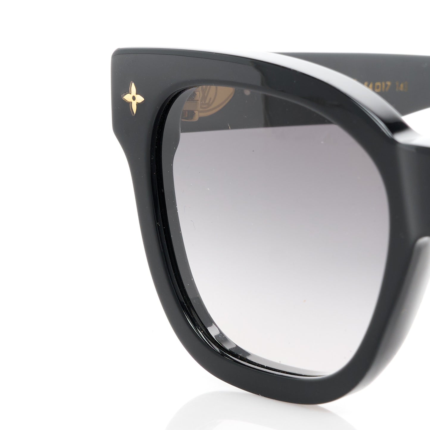 Acetate My Monogram Square Sunglasses Z1523E Black