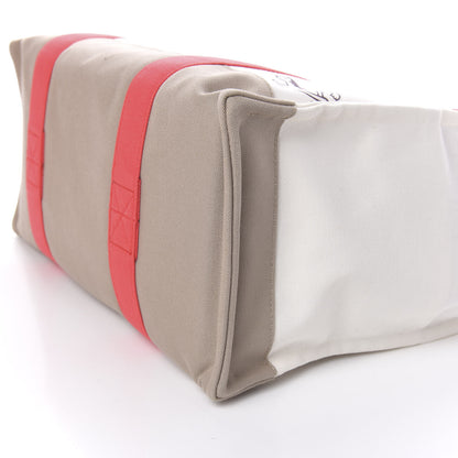 Hermes Cotton Canvas Adada Nappy Diaper Bag Rose Bougainvillier 8 of 11