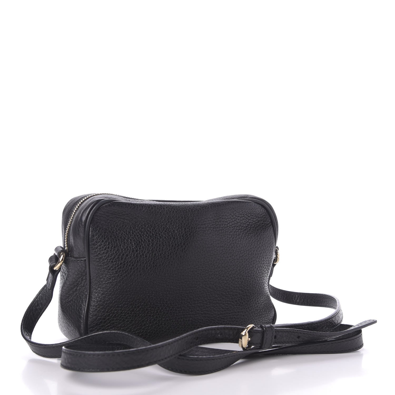 Gucci Pebbled Calfskin Small Soho Disco Bag Black 3 of 9
