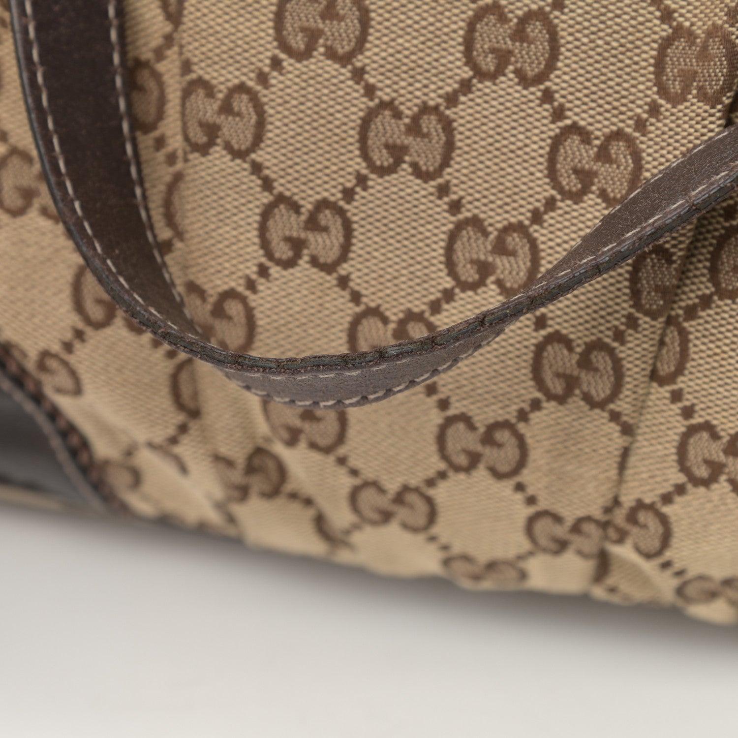 Gucci Monogram Large Tribeca Tote Brown 13 of 16