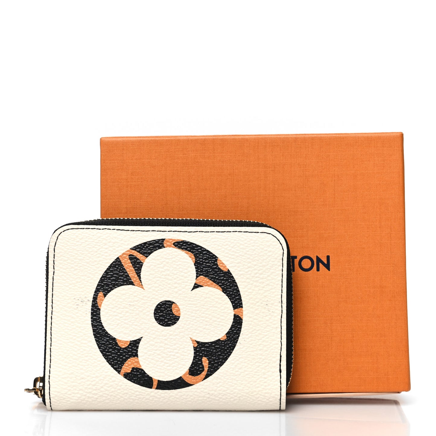 Monogram Giant Jungle Zippy Coin Purse Ivory