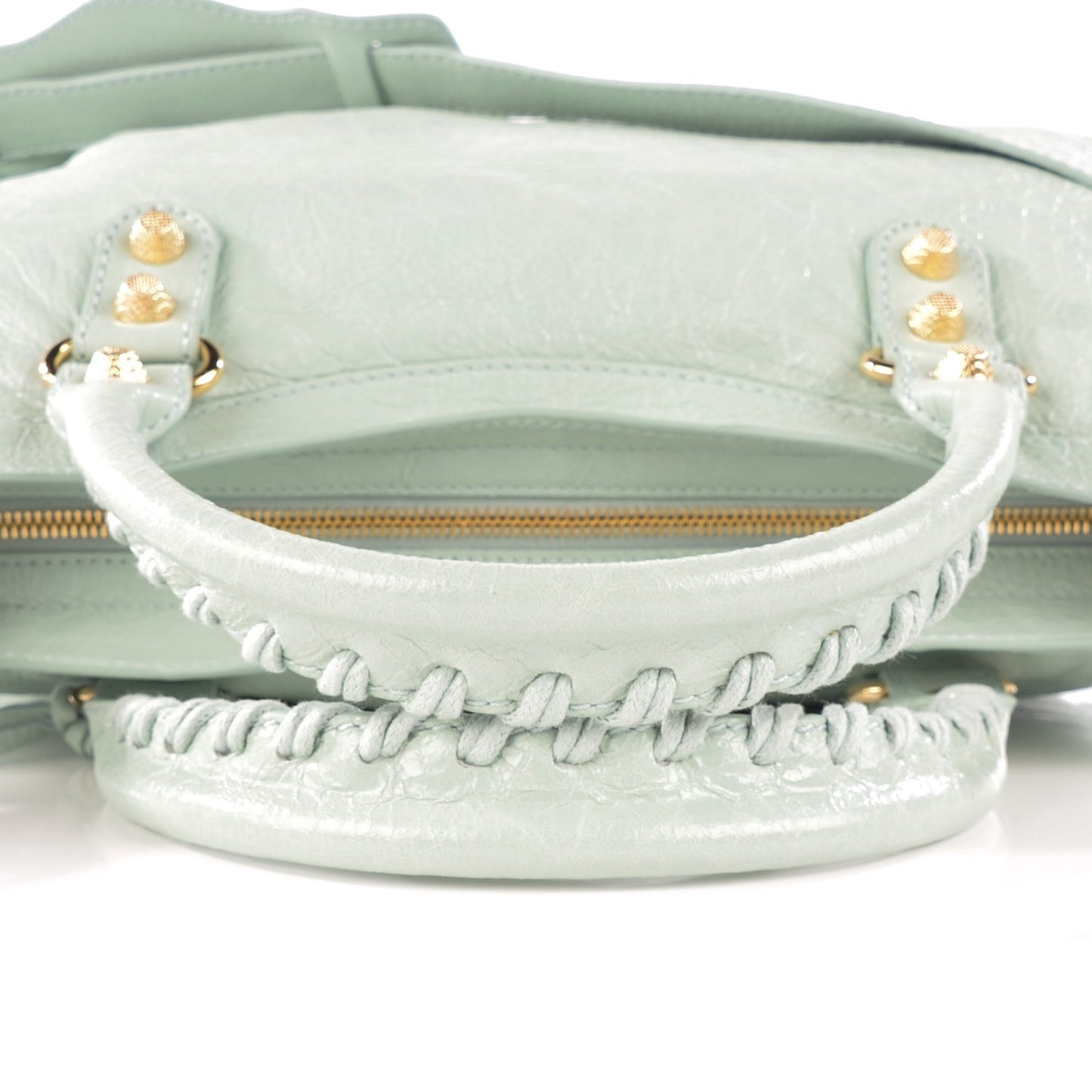 Agneau Giant 12 Gold Hardware City Vert Jade