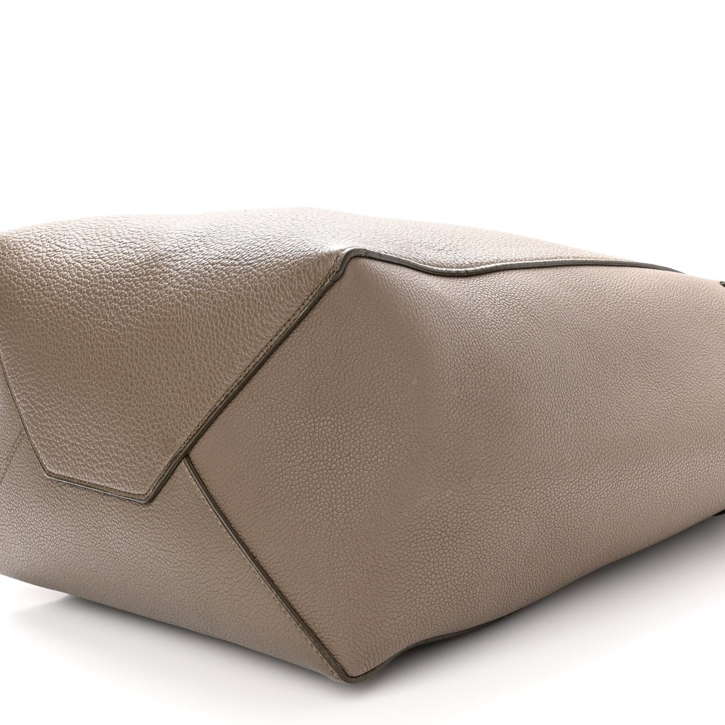 Soft Grained Calfskin Small Belt Cabas Phantom Taupe