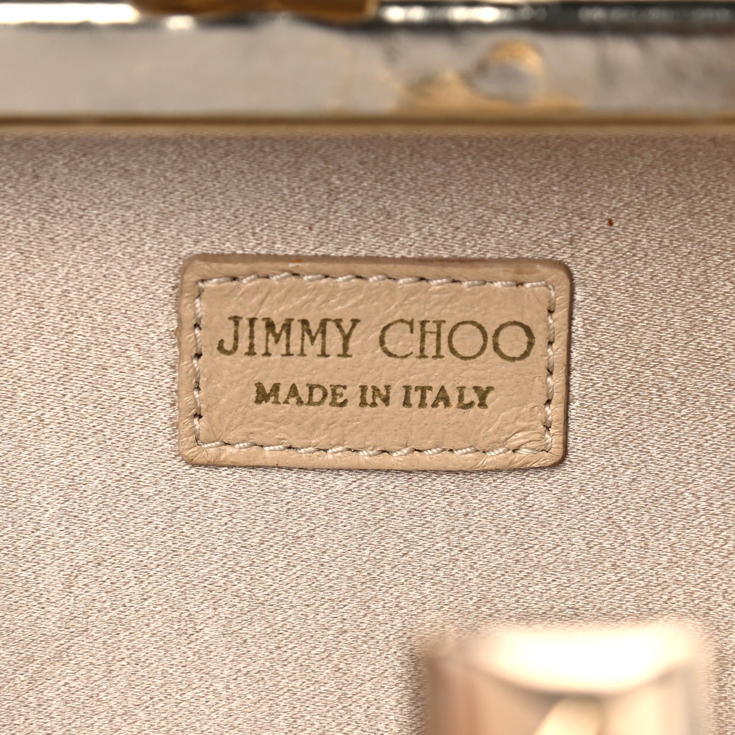 Mini Tube Clutch Gold