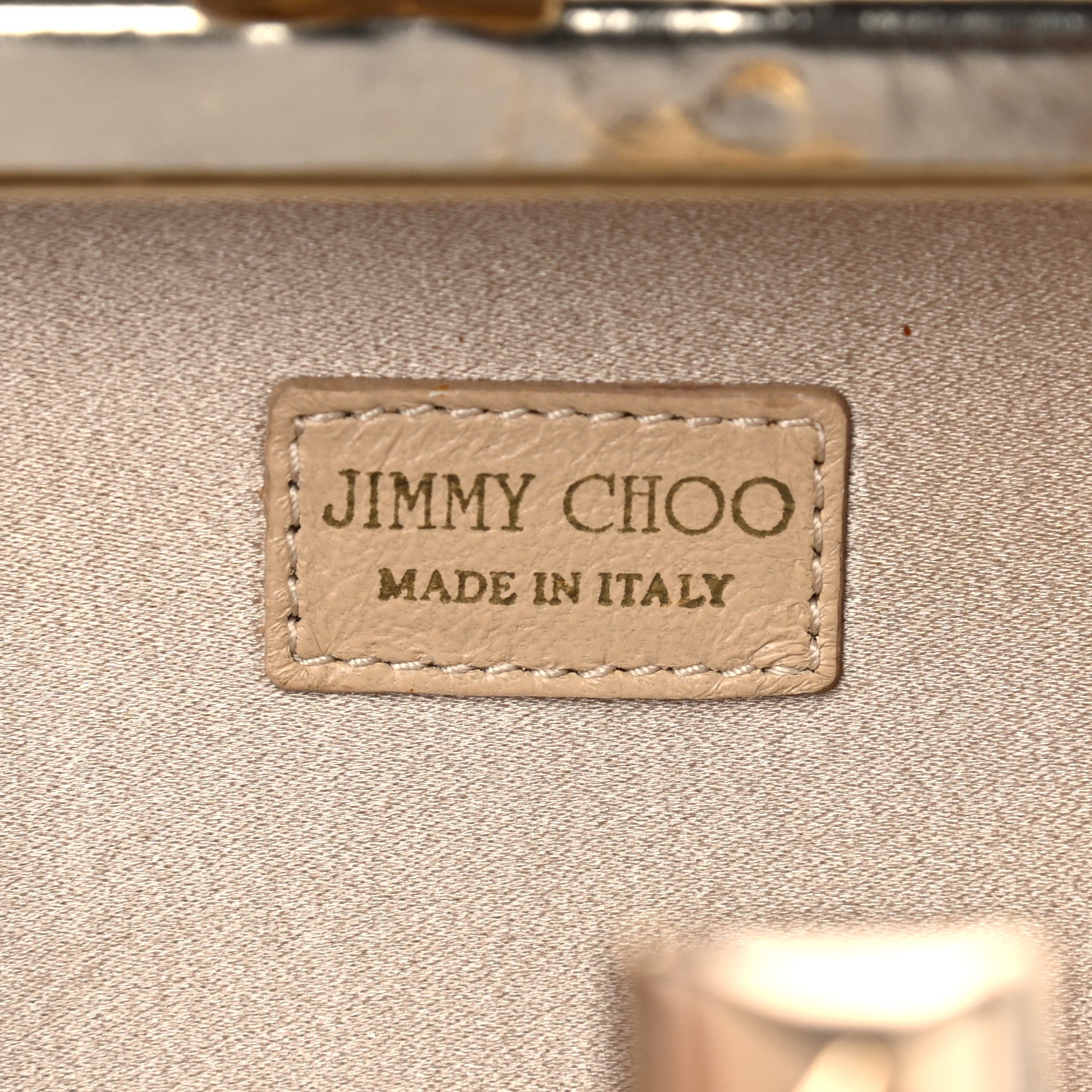 Jimmy Choo Mini Tube Clutch Gold 6 of 16