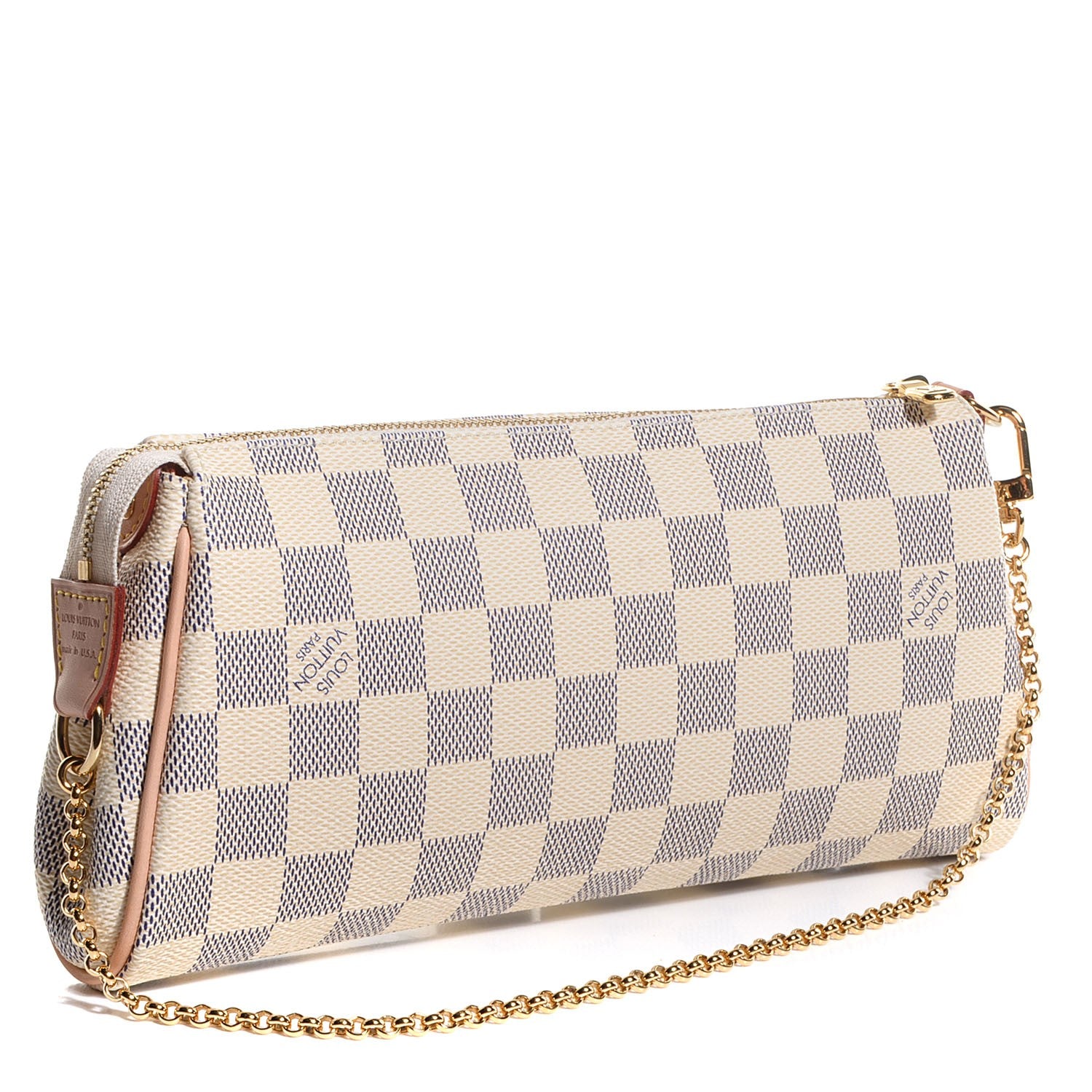 Louis Vuitton Damier Azur Eva Clutch 3 of 8