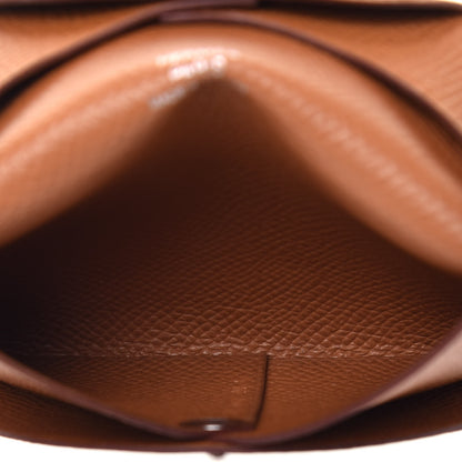 Hermes Epsom Bastia Coin Purse Gold 5 of 7
