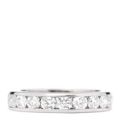 Tiffany Platinum Diamond 2.00ctw Eternity Wedding Band Ring 50 5.25 1 of 4