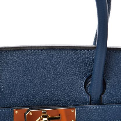 Hermes Togo Birkin 30 Deep Bleu 34 of 36