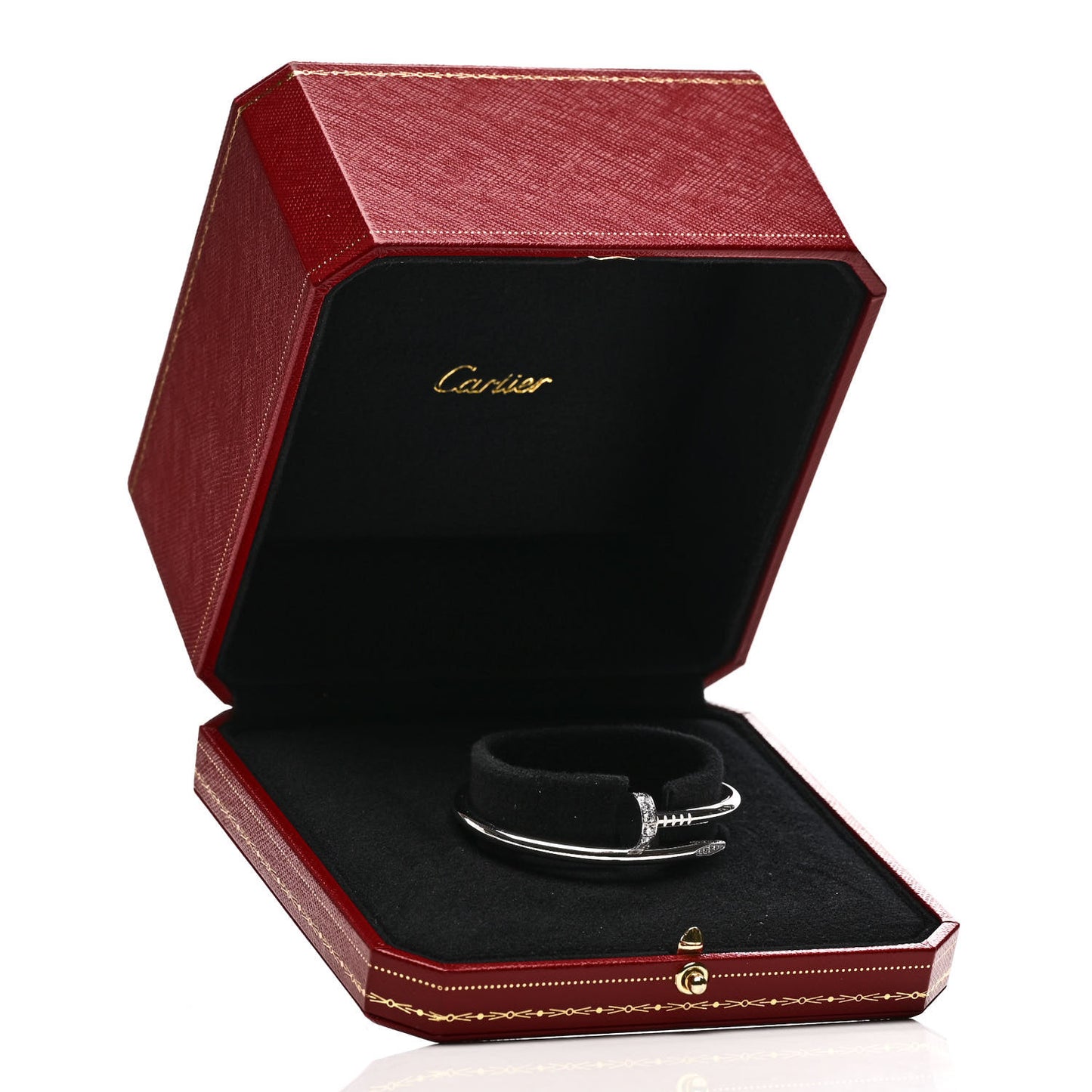 18K White Gold Diamond Juste Un Clou Bracelet 15