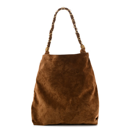 Saint Laurent Suede Amalia Hobo Caramel Cognac 1 of 11
