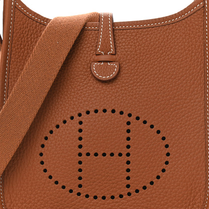 Hermes Taurillon Clemence Evelyne TPM Gold 9 of 12