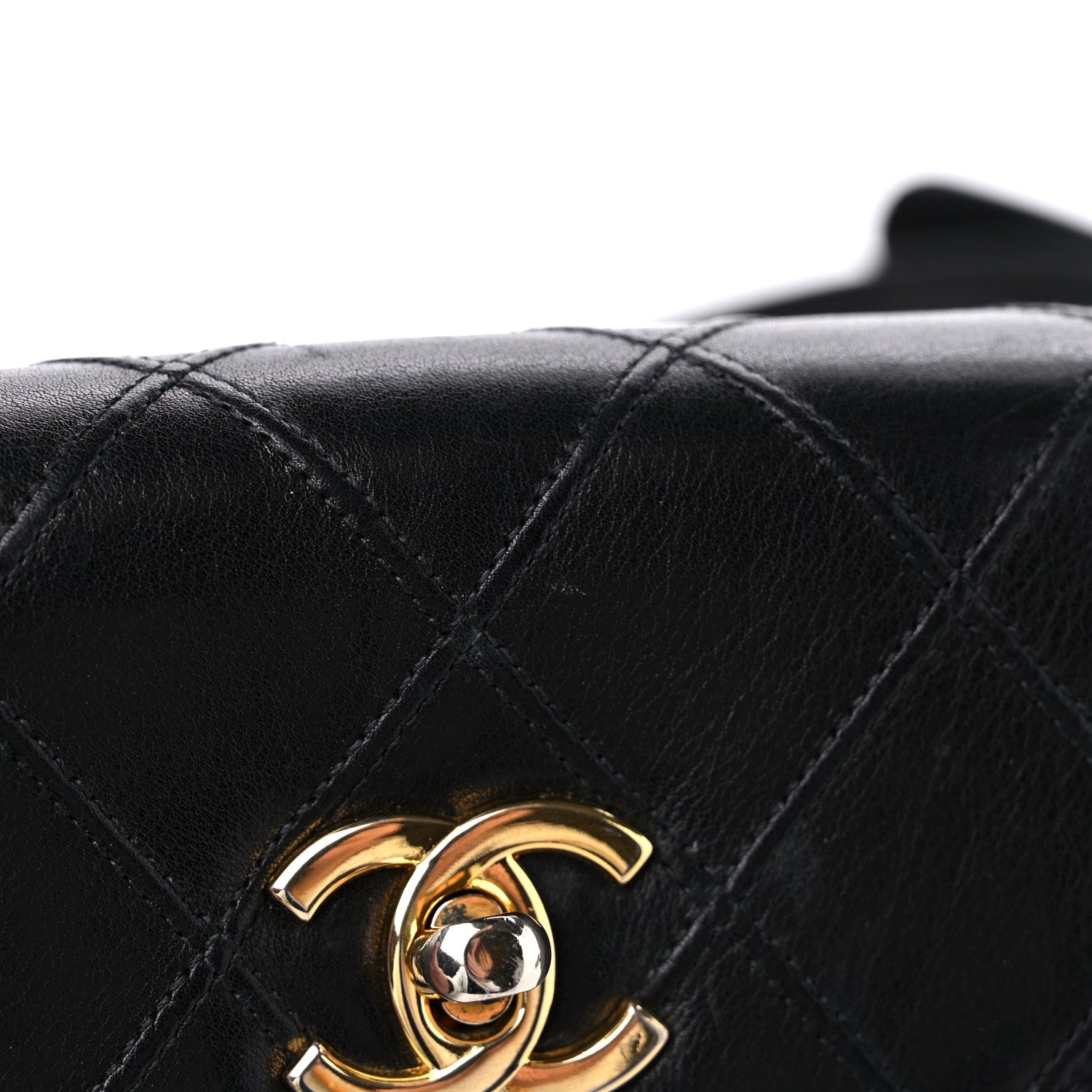 Chanel Calfskin Quilted Flap Waist Belt Bag Black 14 of 14