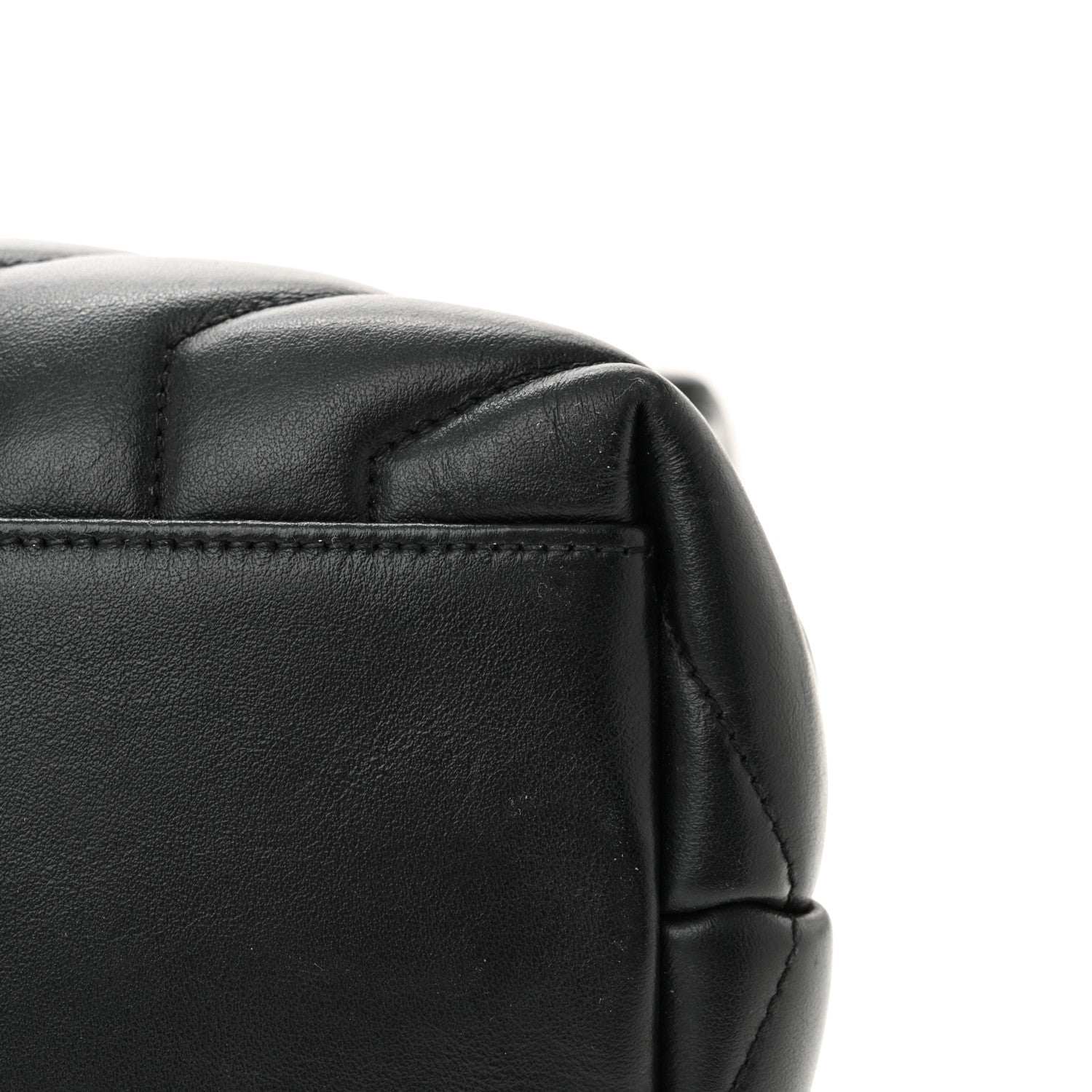 Saint Laurent Calfskin Y Quilted Monogram Medium Loulou Chain Satchel Black 16 of 16
