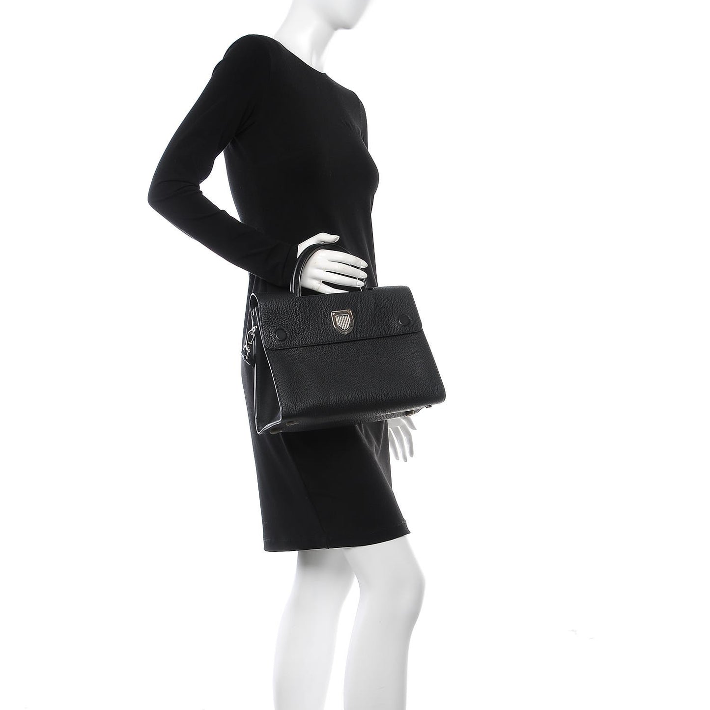 Bullcalf Medium Diorever Flap Black