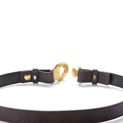 Gucci Guccissima Hysteria Belt 80 32 Brown 7 of 10