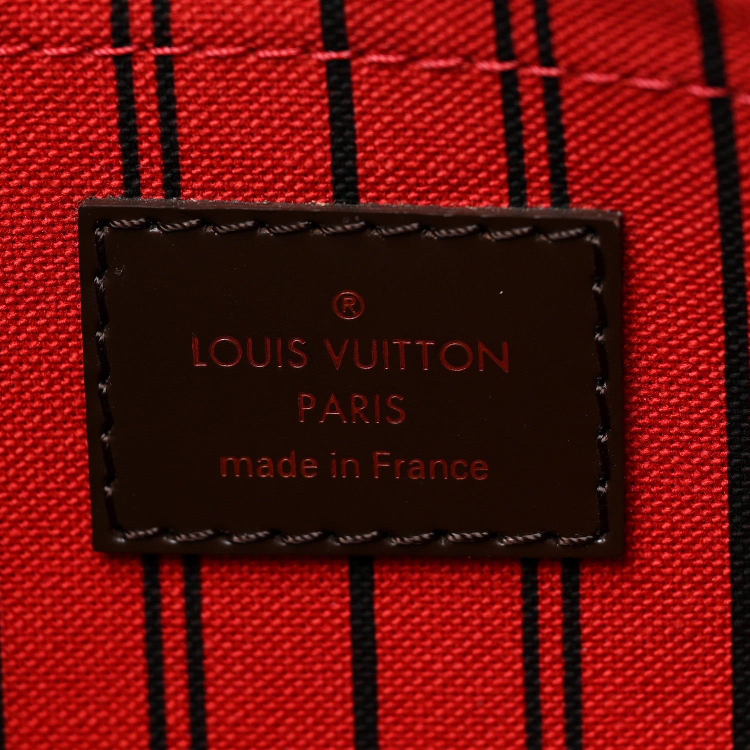 Louis Vuitton Damier Ebene Neverfull MM GM Pochette 6 of 6