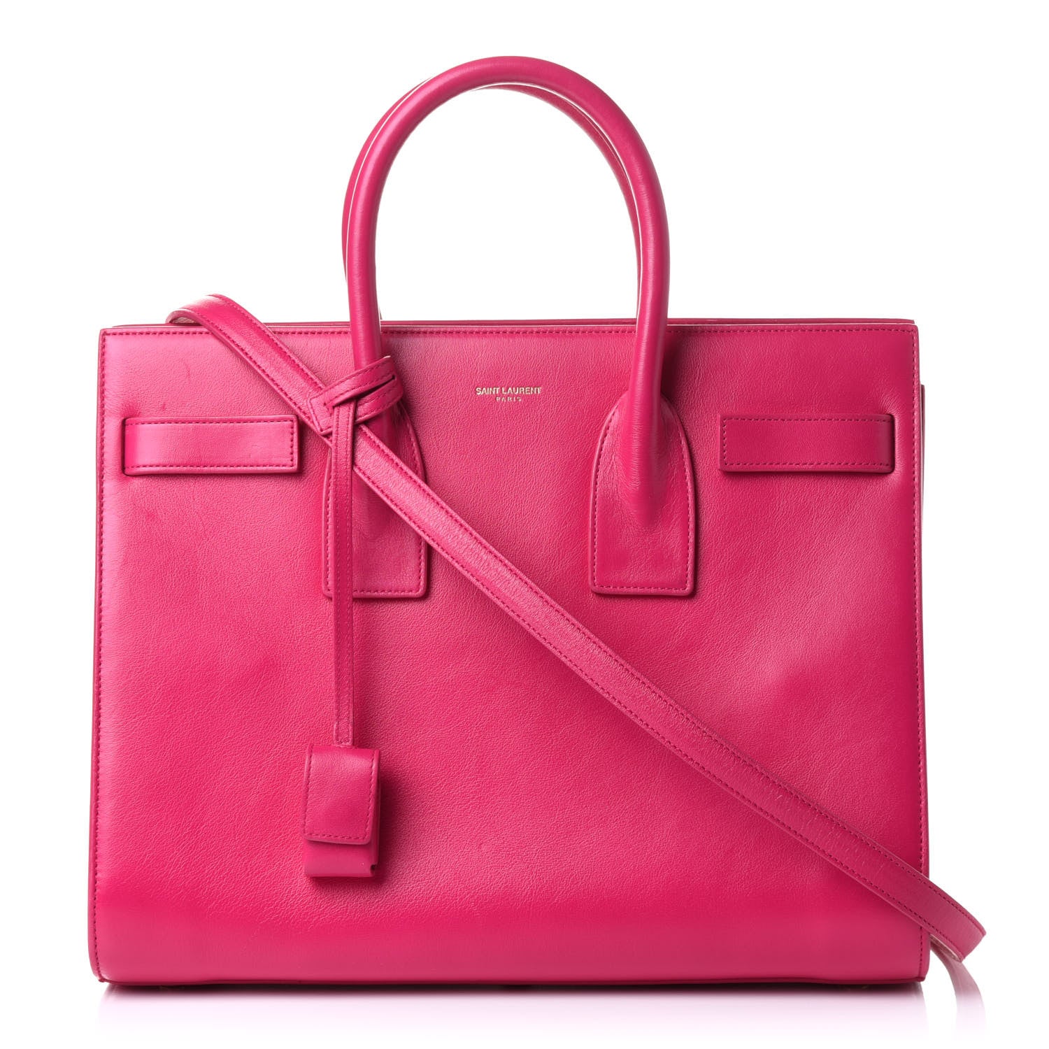 Saint Laurent Calfskin Small Sac De Jour Lipstick Pink 1 of 11