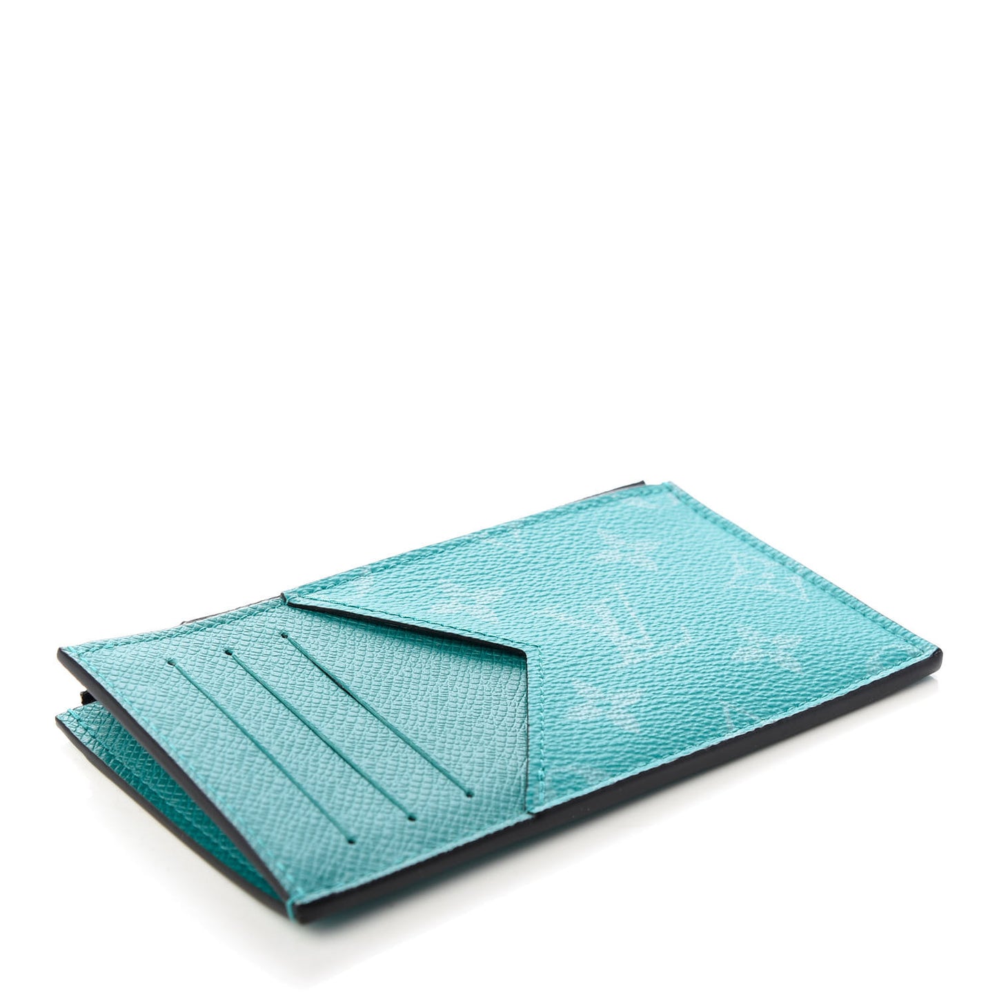 Monogram Taiga Coin Card Holder Green