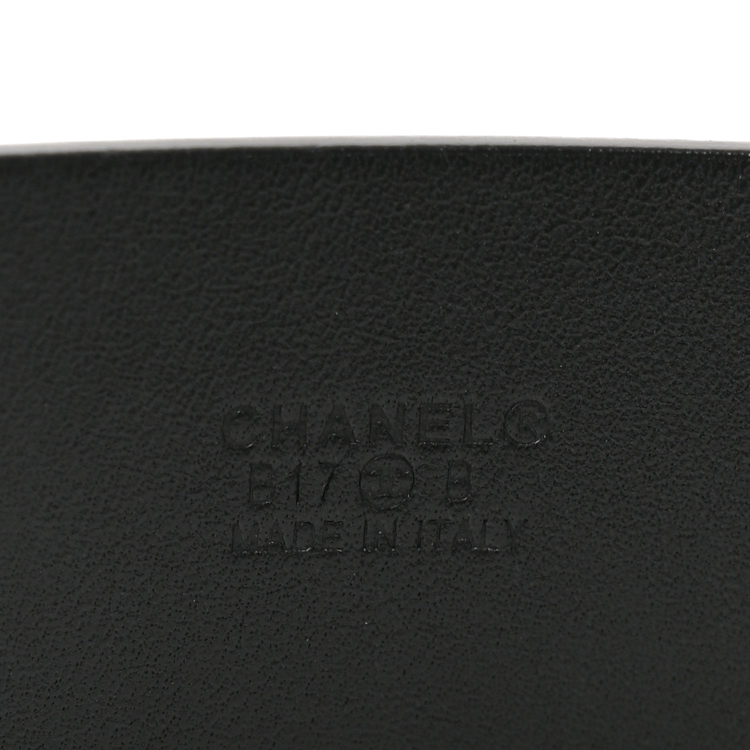 Chanel Crumpled Calfskin Pearl CC Belt 105 42 Black 5 of 8