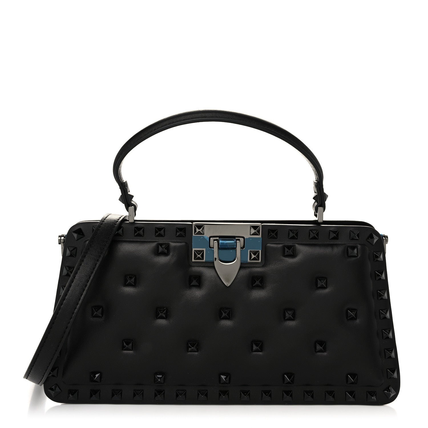 Valentino Garavani Rockstud Spike Shoulder Bag Black 1 of 10