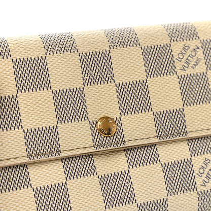 Louis Vuitton Damier Azur Sarah Wallet 8 of 11
