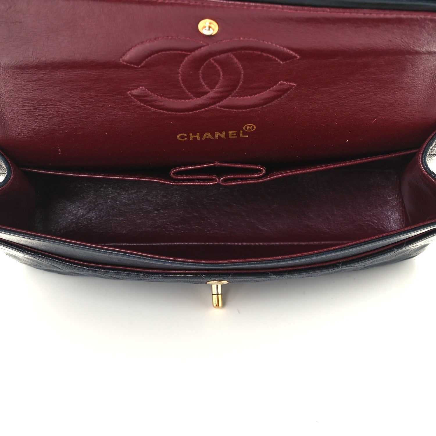 Chanel Lambskin Quilted Medium Double Flap Black 5 of 11