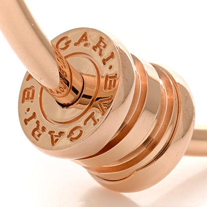 Bulgari 18K Rose Gold Large B.Zero1 Hoop Earrings 4 of 4