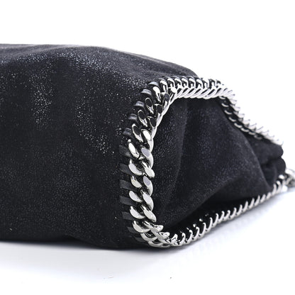 Stella McCartney Shaggy Deer Mini Falabella Fold Over Tote Black 8 of 8