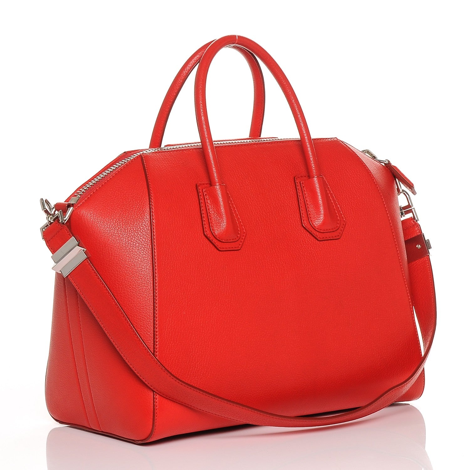 Givenchy Sugar Goatskin Medium Antigona Red 3 of 7