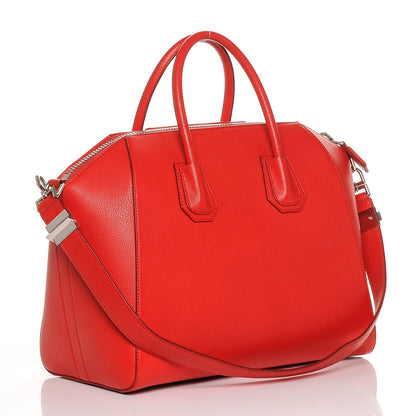 Givenchy Sugar Goatskin Medium Antigona Red 3 of 7