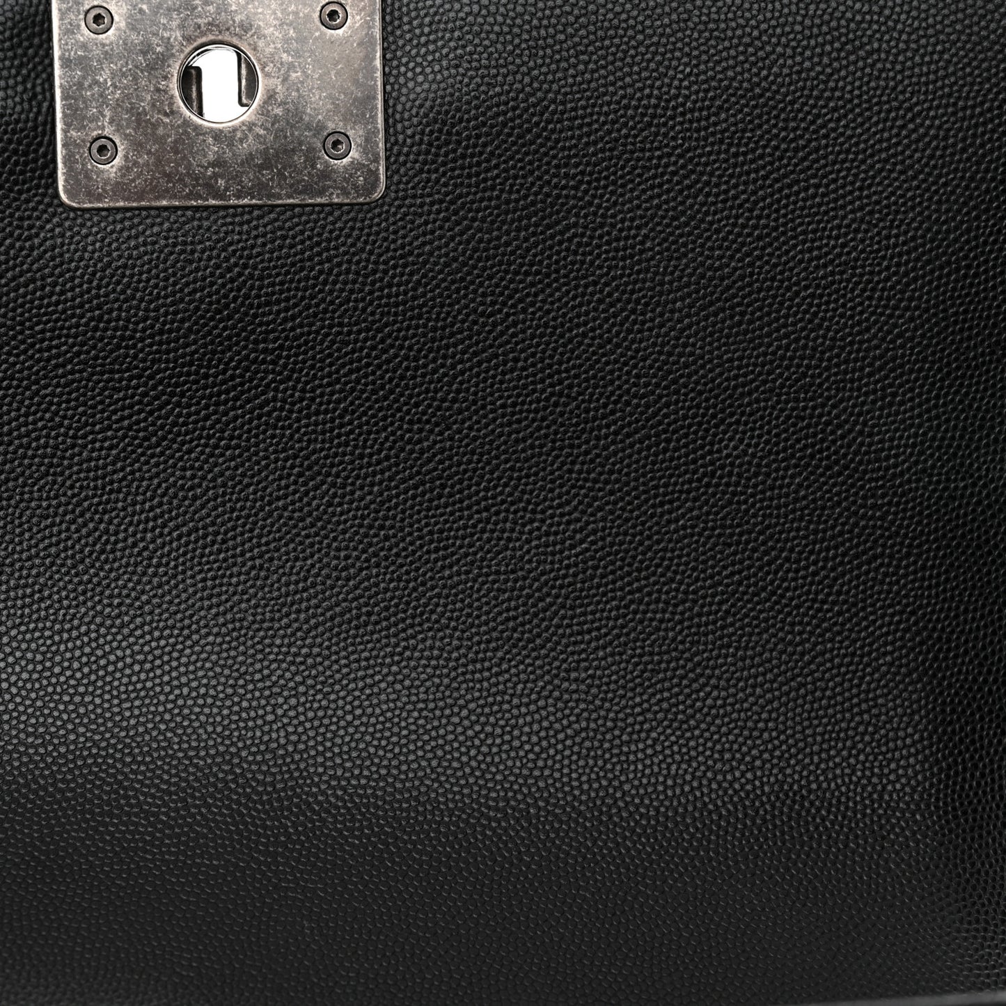 Caviar Quilted Medium Boy Flap Black