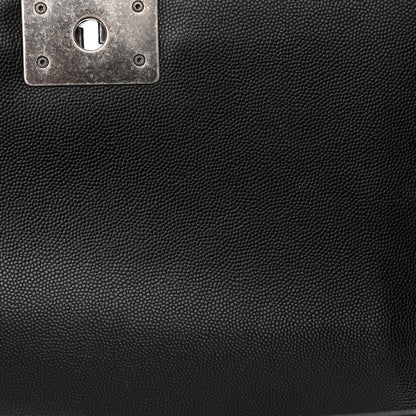 Chanel Caviar Quilted Medium Boy Flap Black 11 of 12