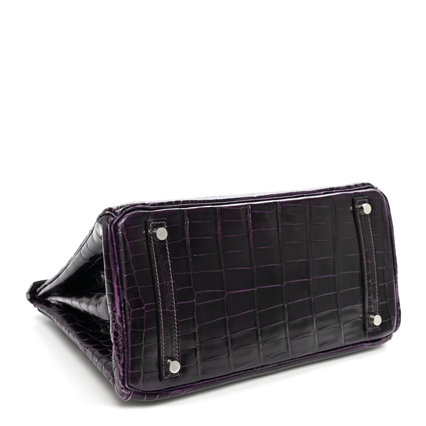 Shiny Niloticus Crocodile Birkin 30 Amethyst