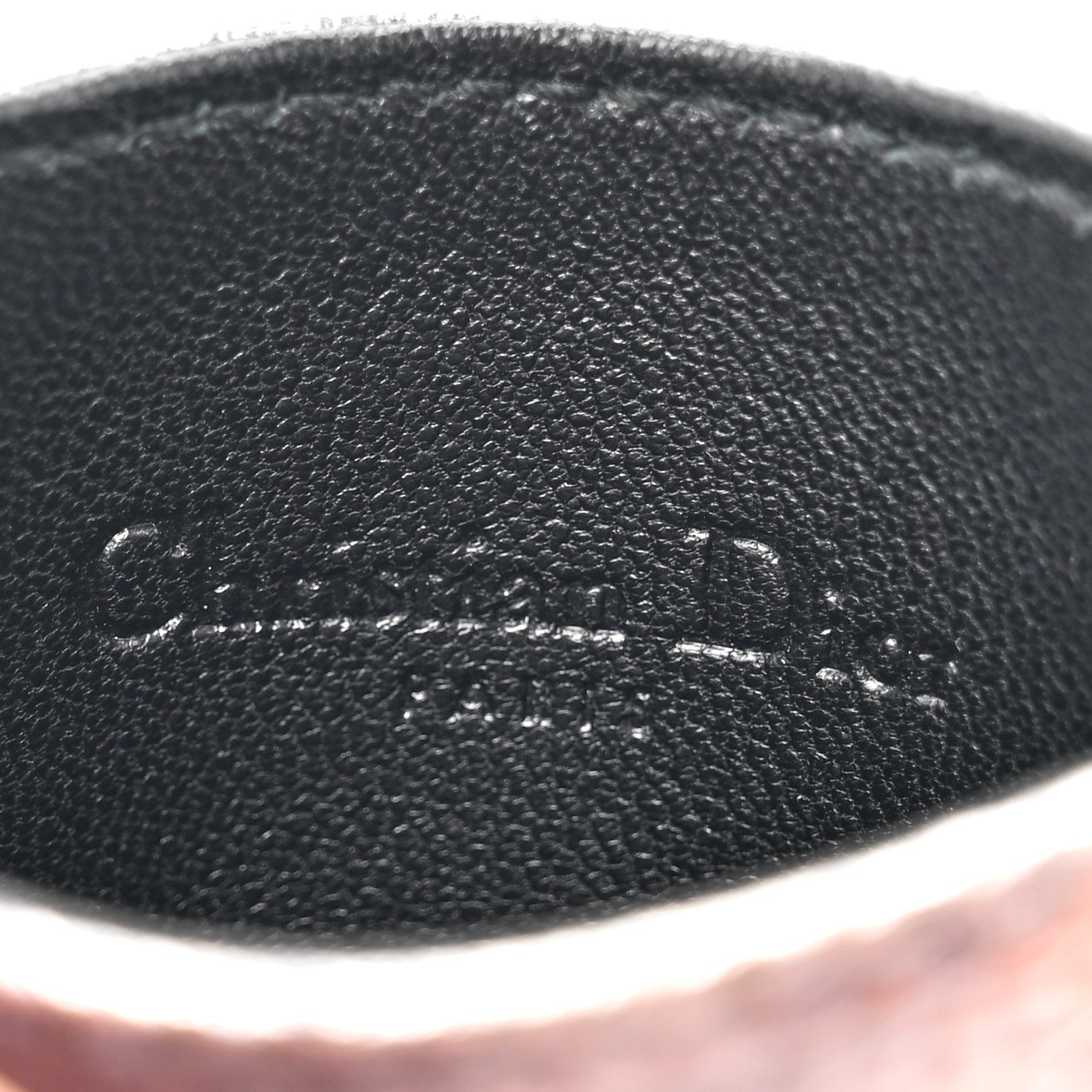 Christian Dior Karung Lady Dior Card Holder Vieil Argent 6 of 8