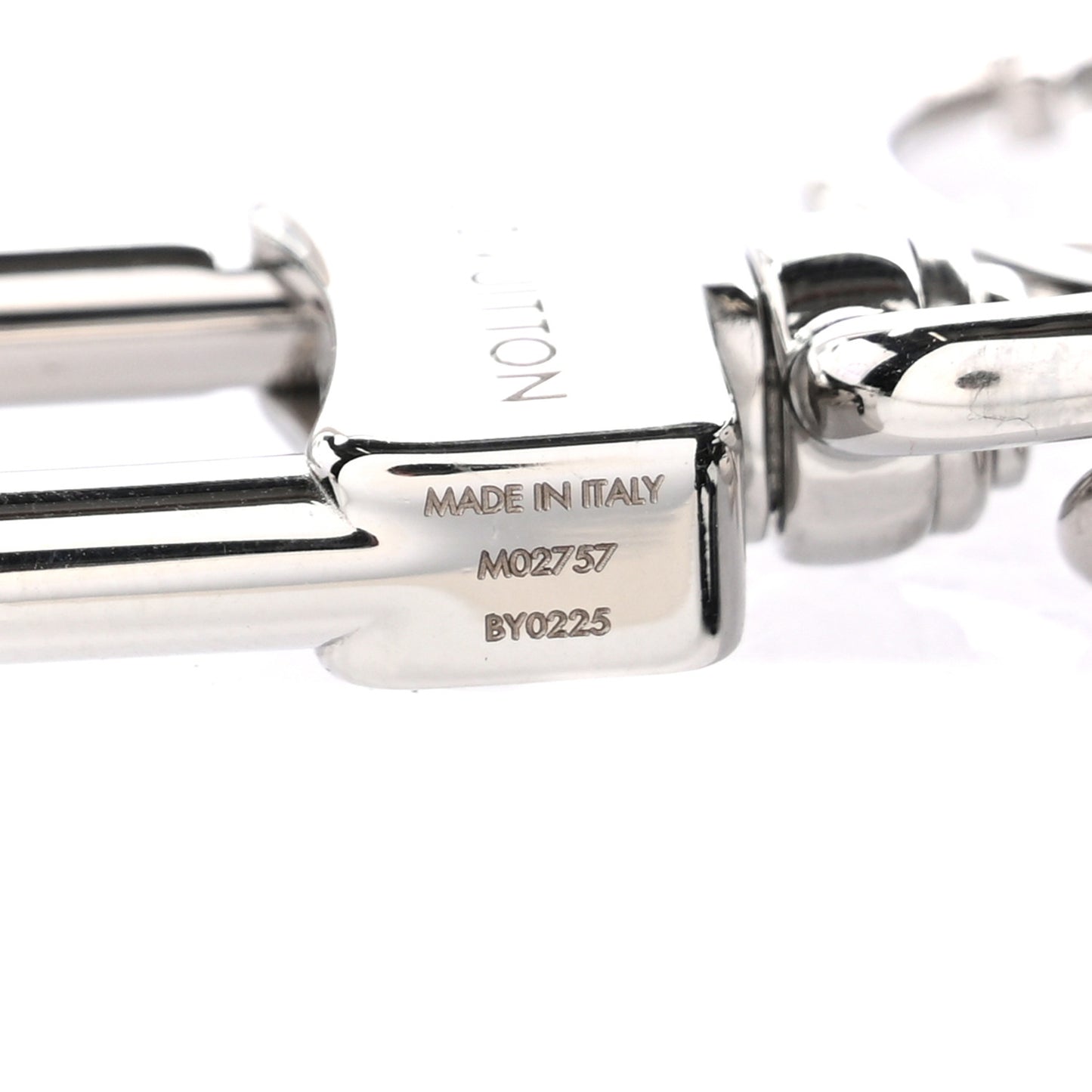 Monogram Bandana Bag Charm Black