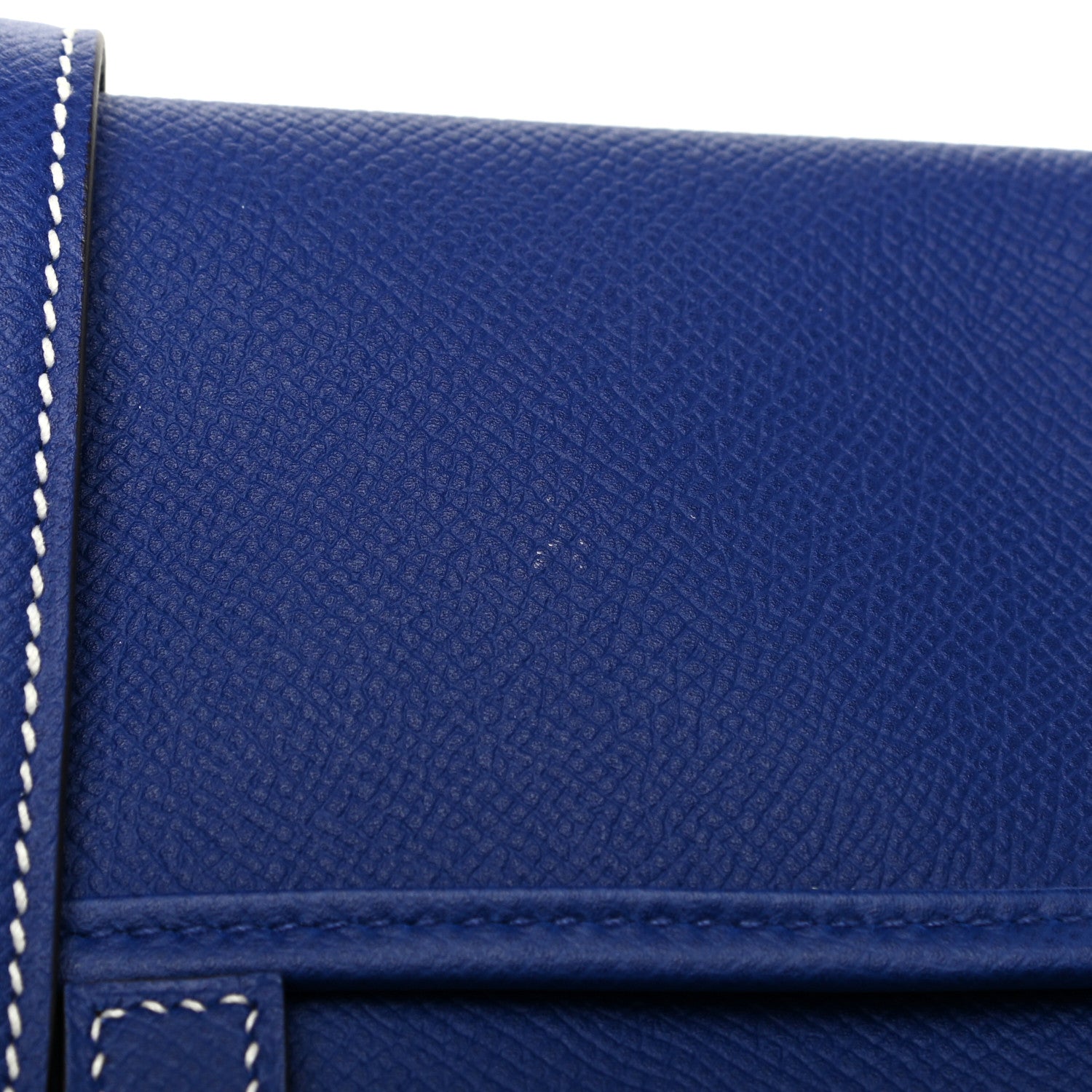 Hermes Epsom Jige PM Clutch Bleu Electrique 8 of 9