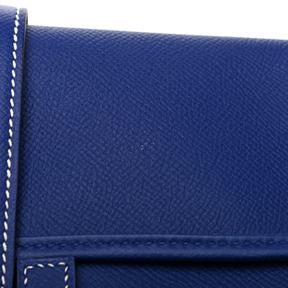 Hermes Epsom Jige PM Clutch Bleu Electrique 8 of 9