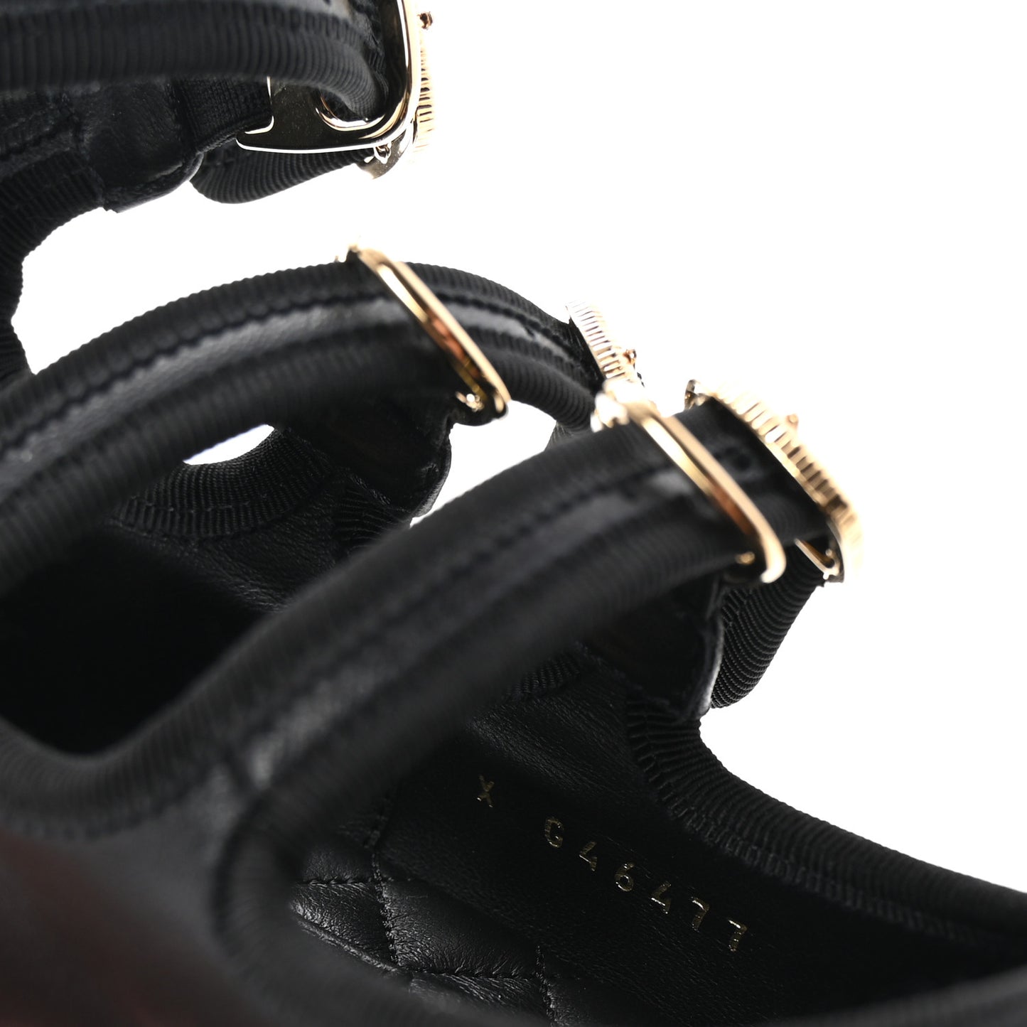 Lambskin Mary Jane Pumps 37 Black