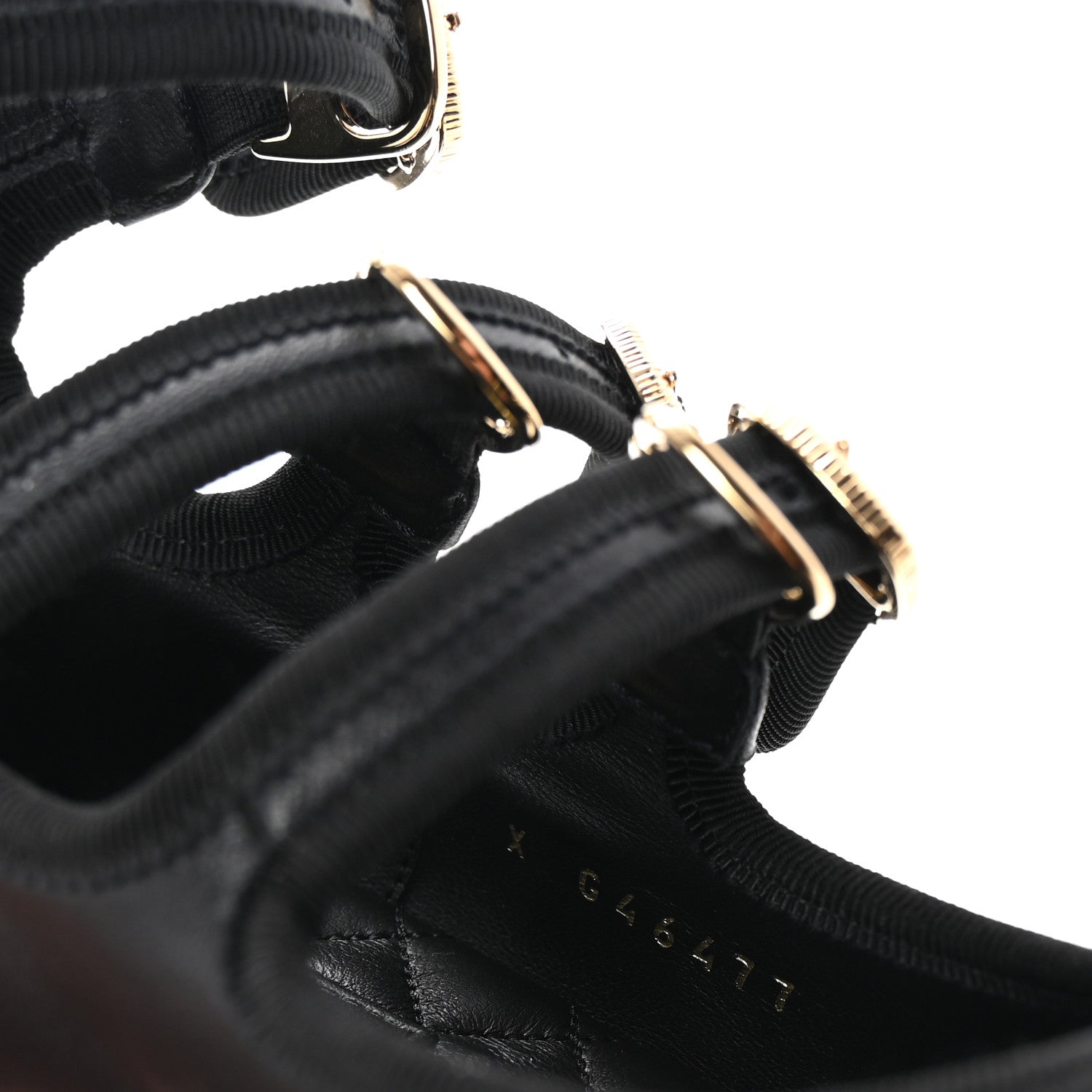 Chanel Lambskin Mary Jane Pumps 37 Black 9 of 10