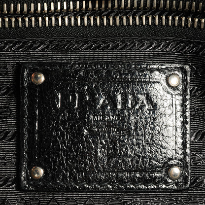Prada Tessuto Nylon Quilted Tote Nero Black 9 of 12
