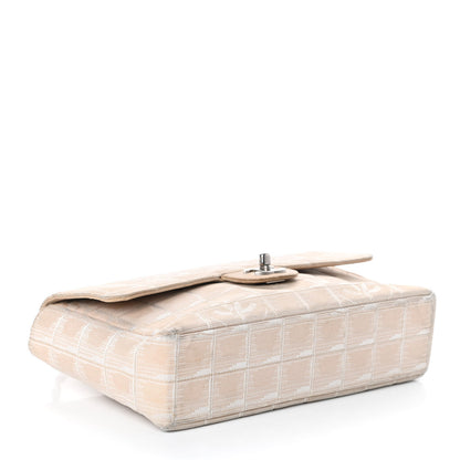 Chanel Nylon Medium Travel Flap Light Beige 4 of 10