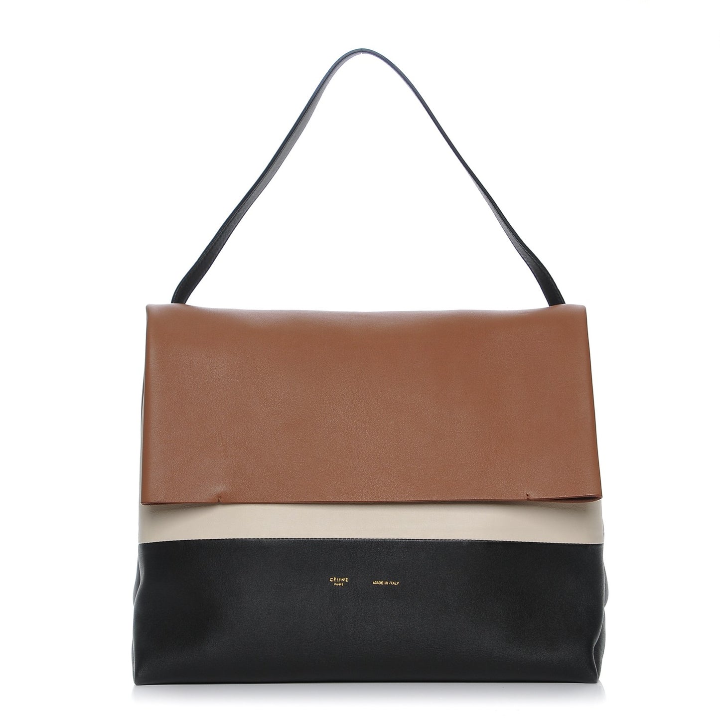 Calfskin All Soft Shoulder Bag Tan